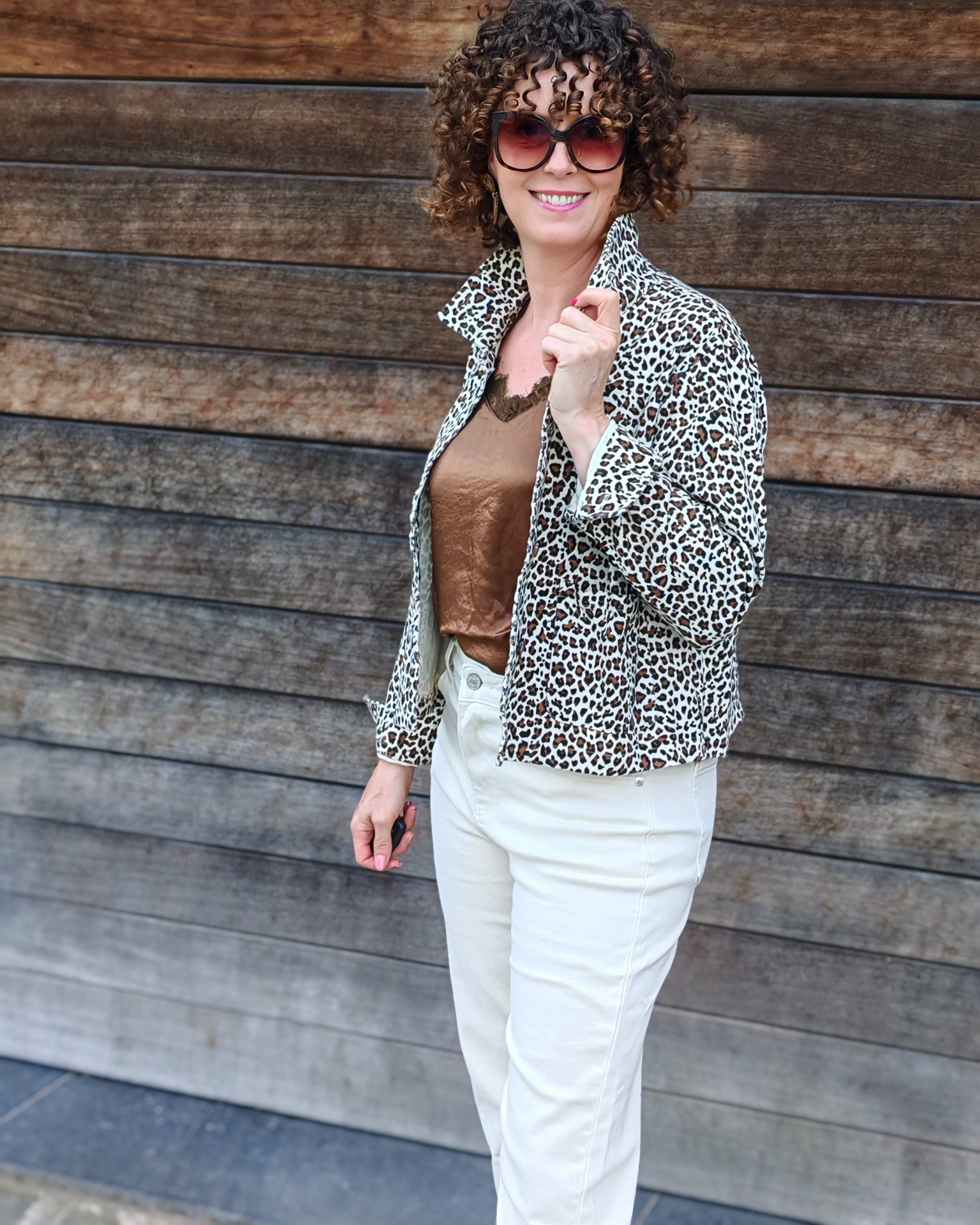 Jeansjasje leopard €49.99